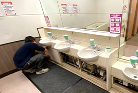 吸水管や排水管の設置工事
